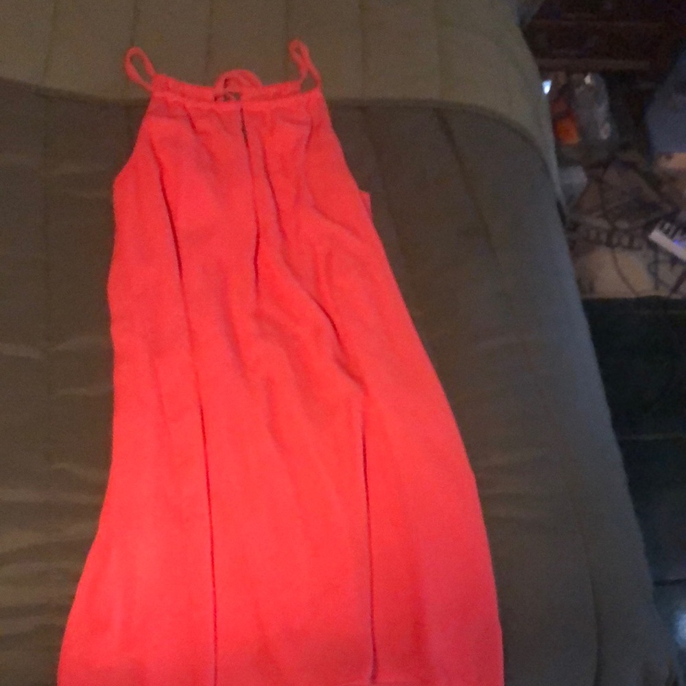 Coral Mini Dress